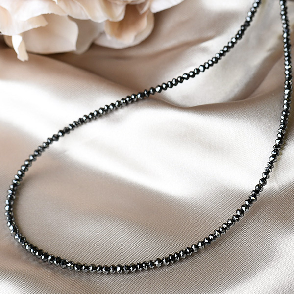SALE 67%OFF 30ct ブラックダイヤモンド ネックレス 大人気 美しい漆黒の贅沢 KA90