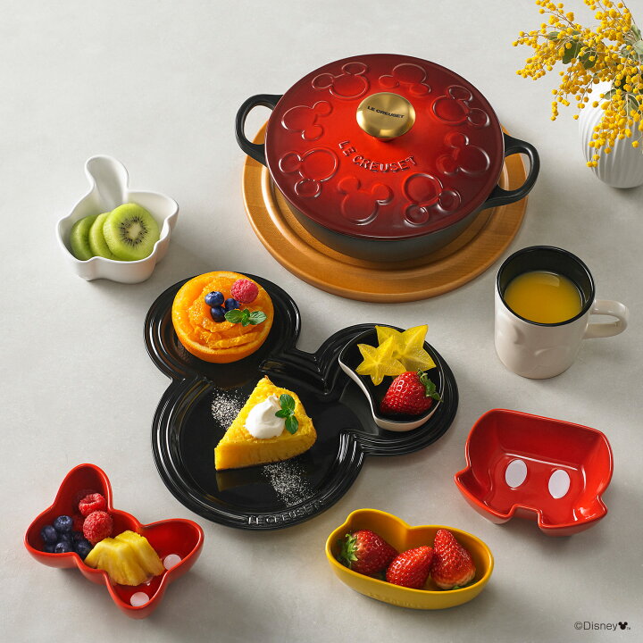 楽天市場】ル・クルーゼ 公式 ｜ ミッキー＆ミニー/ミニ・ディッシュ  