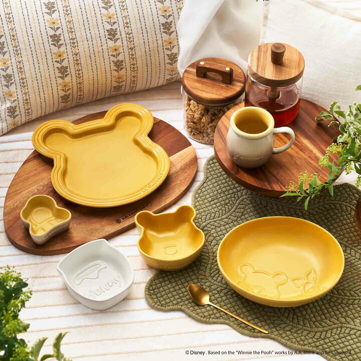 楽天市場】ル・クルーゼ 公式 ｜ くまのプーさん/ミニ・ディッシュ (2  