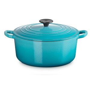 ル・クルーゼ 公式 | ココット・ロンド 24cm (レシピ集付き) 鍋 両手鍋 鋳物ホーロー鍋 IH IH対応 ガス火 ガス 直火 兼用 おしゃれ かわいい プレゼント ギフト 贈り物 結婚祝い 無水鍋 無水調