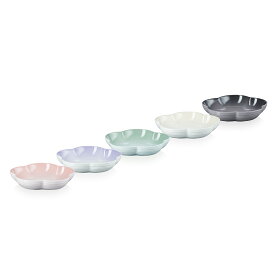 ル・クルーゼ 公式 ｜ フラワー・ディッシュ 20cm (5枚入り) 食器 食器セット 皿 耐熱 オーブン対応 おしゃれ かわいい プレゼント ギフト 贈り物 結婚祝い 内祝い ホワイトデー 新生活 セール