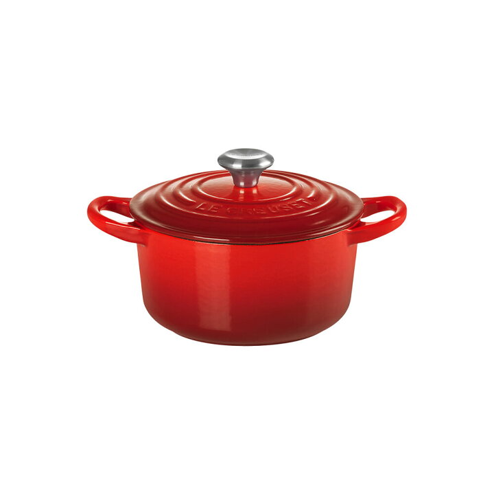 ル・クルーゼ 14センチ 鍋 LE CREUSET ホーロー鍋 14cm レッド 