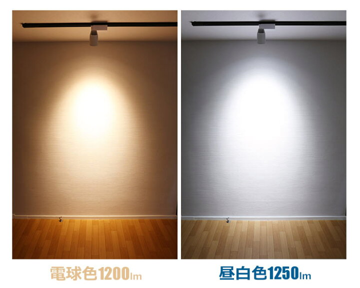 楽天市場】LED電球一体型 ダクトレール用 スポットライト 100W相当  