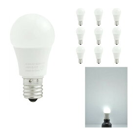 10個セット LED電球 E17 ミニクリプトン 25W 相当 180度 密閉器具対応 虫対策 電球色 250lm 昼光色 250lm LDA3-E17C25--10 ビームテック