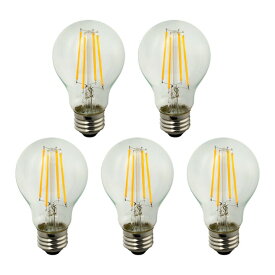 5個セット LED電球 E26 60W 相当 300度 フィラメント エジソン レトロ 北欧 虫対策 電球色 810lm LDA7-F-BT-C--5 ビームテック