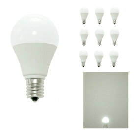 10個セット LED電球 E17 ミニクリプトン 60W 相当 180度 密閉器具対応 虫対策 電球色 760lm 昼光色 760lm LDA7-E17C60--10 ビームテック