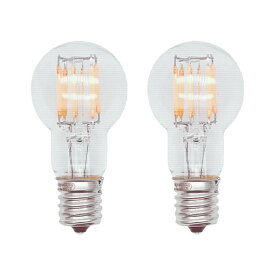 2個セット LED電球 E17 40W 相当 300度 フィラメント エジソン レトロ 北欧 虫対策 電球色 435lm LDG4-E17-35-C--2 ビームテック