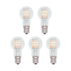 5個セット LED電球 E17 40W 相当 300度 フィラメント エジソン レトロ 北欧 虫対策 電球色 435lm LDG4-E17-35-C--5 ビームテック