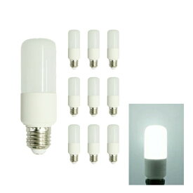 10個セット LED電球 E26 T型 60W 相当 180度 虫対策 電球色 770lm 昼光色 810lm LDT8-60W--10 ビームテック