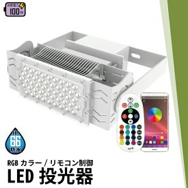 LED投光器 100W 投光器 RGB カラー LED イルミネーション 舞台 屋外 看板 演出 LEP100RGB ビームテック