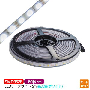 LEDe[vCg 5m h IP67  white SMD3528 LED`bv300 LEDe[v er ԐڏƖ Ɩp vdl DIY