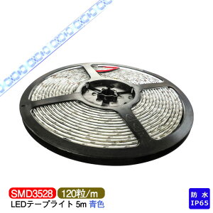 LEDe[vCg 5m h IP65  blue SMD3528 LED`bv600 LEDe[v