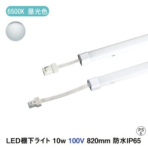 iiƉf LEDICg AC100V 6500K F hICg d10w id7A 900lm AC125V }Olbgtt hIP65 S820mm dCHsv Ɩp XCg o[Cg 