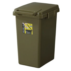ワンハンドトラッシュカン 45L ゴミ箱 ダストボックス グリーン