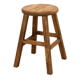 丸スツール 天然木 オイル仕上げ 丸椅子 シンプルスツール 椅子 イス チェア ワンポイントデザイン ダイニングスツール いす