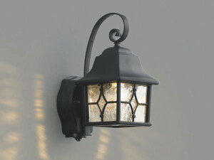 コイズミ照明 玄関灯 アンティーク 玄関 ポーチ 照明 おしゃれ 防水 LED防雨ブラケットライト 屋外 人感センサー付 2700K電球色