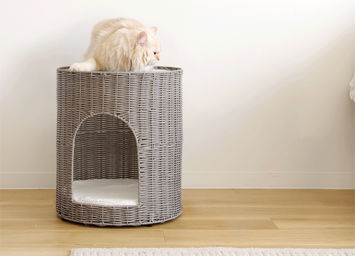 テーブルにもなるキャットハウス⭐︎猫ちぐら ペットハウス 猫ちぐら サイドテーブル CGR-400 キャットハウス