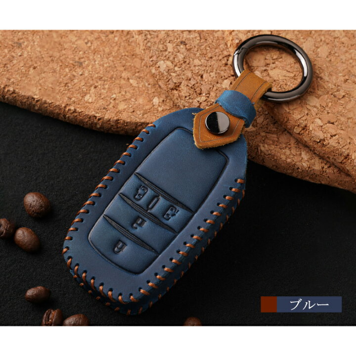 楽天市場】【4ボタンタイプ】牛革製スマートキーケース TOYOTA 新型 