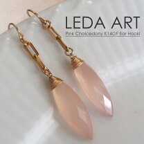 楽天市場】ピアス ピンクカルセドニーの通販