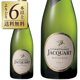 【よりどり6本以上送料無料】 ジャカール モザイク ブリュット 白 正規 750ml シャルドネ フランス シャンパン シャンパーニュ