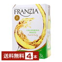 【送料無料】フランジア ワインタップ 白 （ボックスワイン）3000ml 4本 1ケース 白ワイン 箱ワイン 同梱不可 包装不可
