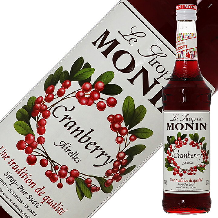 楽天市場】モナン クランベリー シロップ700ml monin : 酒類の総合専門 