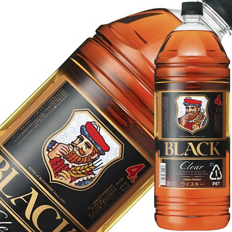 ブラックニッカ クリア 37度 4000ml（4L） ペットボトル ニッカ ウイスキー 1梱包4本まで 包装不可 | 酒類の総合専門店　フェリシティー