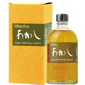 江井ヶ嶋酒造 ホワイトオーク シングルモルト あかし 46度 箱付 500ml