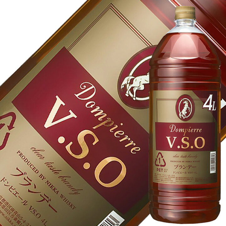 楽天市場】ニッカ ドンピエール VSO 37度 4000ml（4L） ペットボトル 1 