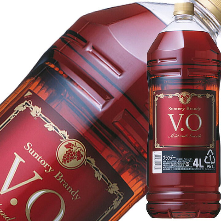 楽天市場】サントリーブランデー VO 37度 4000ml（4L） ペットボトル 1 