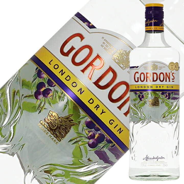 楽天市場】ゴードン ロンドン ドライ ジン 37.5度 正規 700ml : 酒類の 