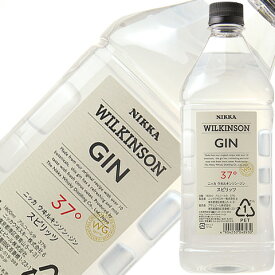 ウィルキンソン（ウヰルキンソン） ジン 37度 正規 1800ml ペットボトル 1梱包6本まで 包装不可