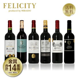 250円OFFクーポン対象 厳選！金賞受賞ボルドー 赤ワイン 6本セット 第74弾 750ml×6 飲み比べ 金賞ワイン 金賞ボルドー ワイン セット 【送料無料】【包装不可】
