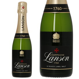 【ハーフ】ランソン ブラックラベル ブリュット 正規 375ml シャンパン シャンパーニュ フランス