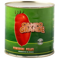 カンポグランデ ポモドーリ ペラーティ ホールトマト 2550g 6缶まで1梱包 包装不可