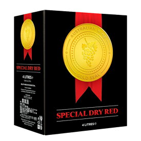 デ ボルトリ ゴールドシール スペシャル ドライ レッド BIB（バッグインボックス）4000ml 赤ワイン 箱ワイン シラーズ オーストラリア 同一商品に限り1梱包3個まで同梱可能 包装不可
