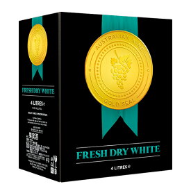 デ ボルトリ ゴールドシール フレッシュ ドライ ホワイト BIB（バッグインボックス）4000ml 白ワイン 箱ワイン セミヨン オーストラリア 同一商品に限り1梱包3個まで同梱可能 包装不可