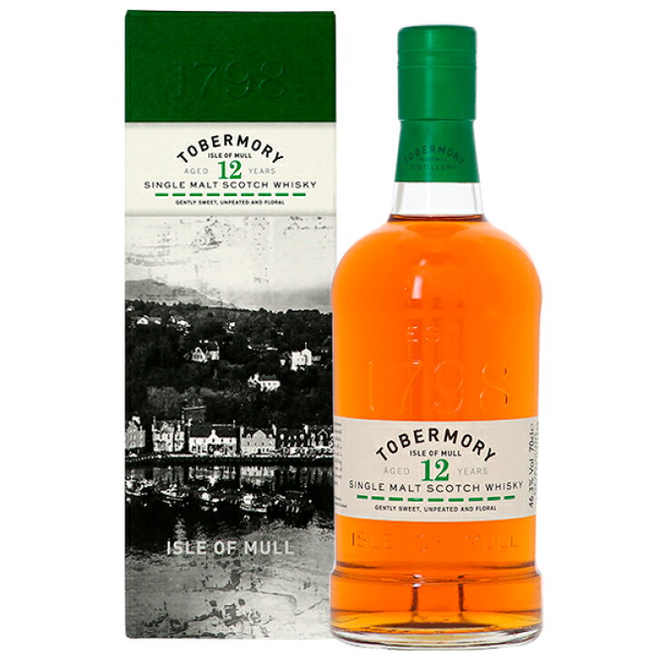 楽天市場】トバモリー 12年 46.3度 箱付 700ml 並行 包装不可 : 酒類の TOBERMORY トバモリー