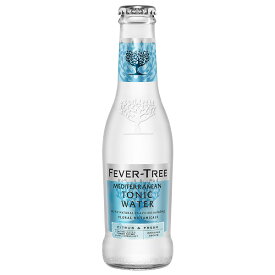 【送料無料】 フィーバーツリー メディタレーニアン トニックウォーター 瓶 200ml 24本 1ケース 同梱不可 包装不可 クール便不可