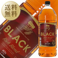 【送料無料】 ブラックニッカ リッチブレンド 40度 4000ml（4L） ペットボトル 4本 1ケース ニッカ ウイ…