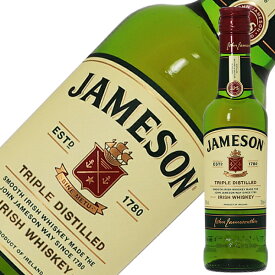 【ハーフ】ジェムソン アイリッシュ ウイスキー 40度 正規 箱なし 350ml