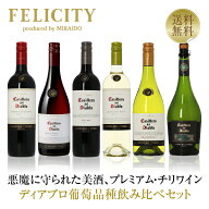 【送料無料】 カッシェロ デル ディアブロ 葡萄品種飲み比べ 6本セット 750ml×6 コンチャ イ トロ 飲み…
