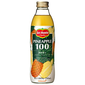 デルモンテ パイナップルジュース 100% 濃縮還元 750ml 包装不可