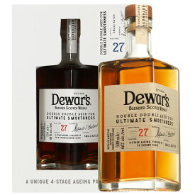 ポイント3倍 デュワーズ ダブルダブル 27年 ブレンデッド スコッチ ウイスキー 46度 正規 箱付 500ml 包装不可