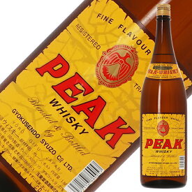 玉泉堂酒造 ピーク ウイスキー ブレンデッド ウイスキー 37度 1800ml（1.8L） 1梱包6本まで 包装不可