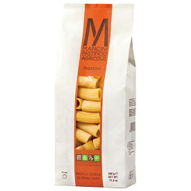 マンチーニ リガトーニ 500g Mancini パスタ マカロニ 包装不可