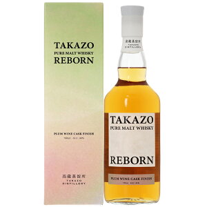 ���ʌ��� ���U������ TAKAZO PURE MALT WHISKY REBORN PLUM WINE CASK FINISH 46�x ���t 700ml ���� ��������