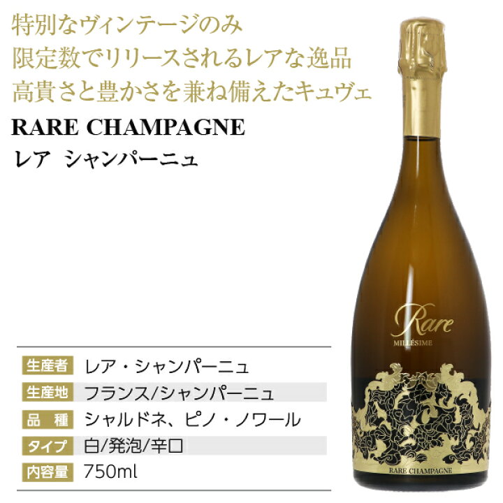 楽天市場】【送料無料】 レア シャンパーニュ 2013 箱なし 750ml 正規 