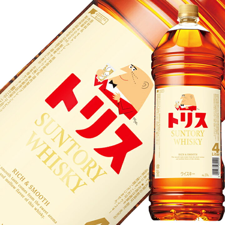 楽天市場】トリス サントリー ウイスキー 37度 4000ml （4L） ペット 