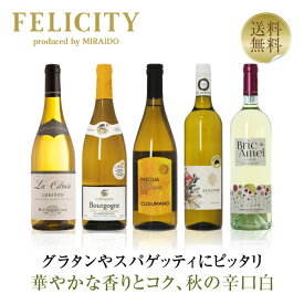 400円OFFクーポン対象 【2】季節と楽しむワイン！ 秋の白ワイン 5本セット 第1弾 750ml×5 飲み比べ 白 ワイン セット 【送料無料】【包装不可】